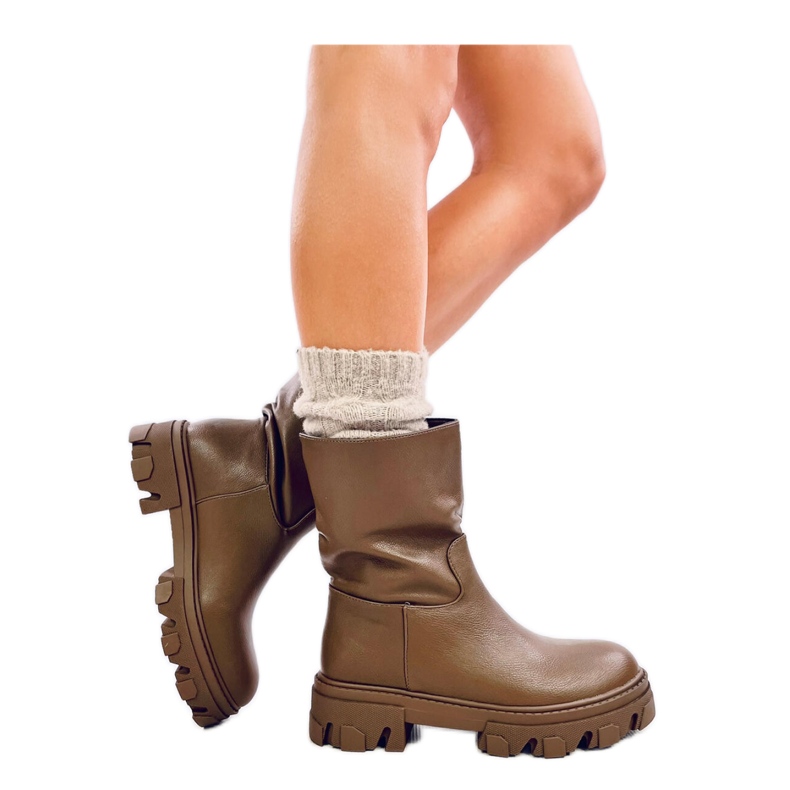 Army Green gležnjače ravnog kroja zelena