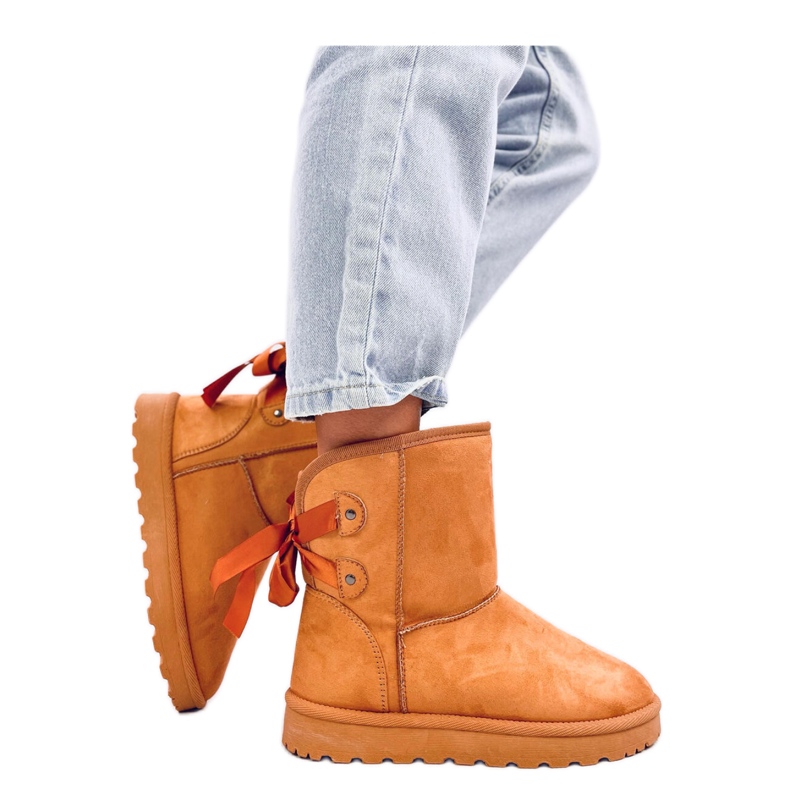 Emus čizme za snijeg s Camel mašnama smeđa