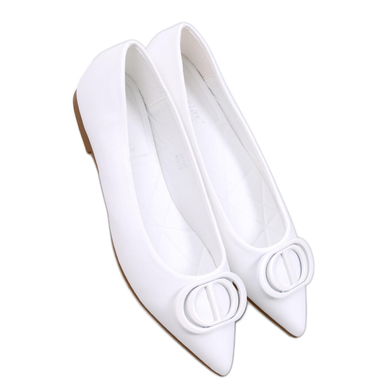 Bijele balerinke s bademastim prstima bijela