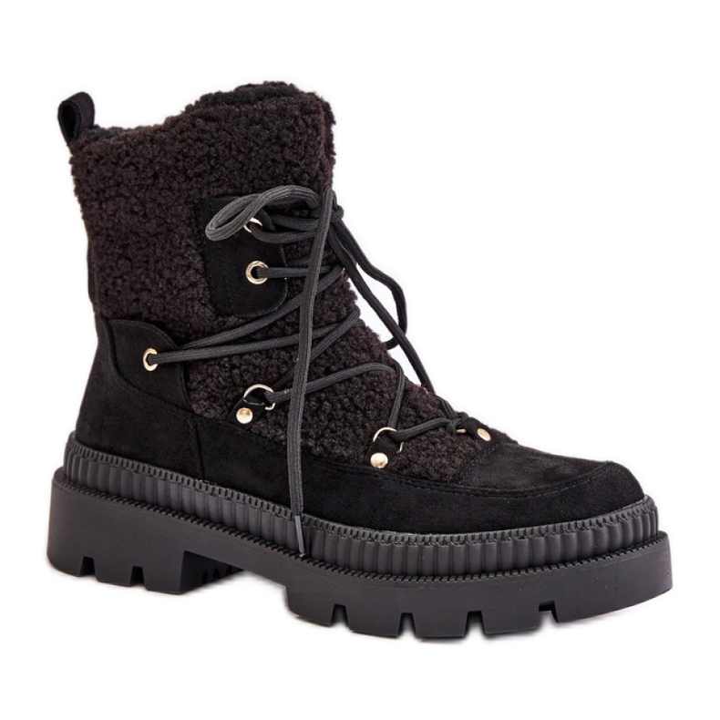 Čizme Model A8902 Crne crno