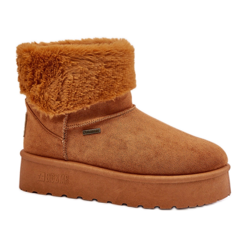 Big Star OO274A106 Camel čizme za snijeg smeđa