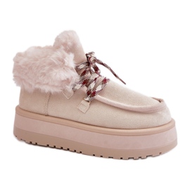 Čizme za snijeg Model C3016 Svijetlo bež