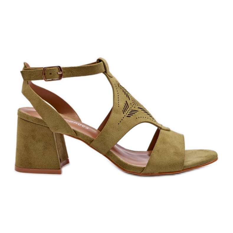 Sandale Model N24-028 Zelene zelena