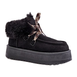 Čizme za snijeg Model C3016 Crne crna