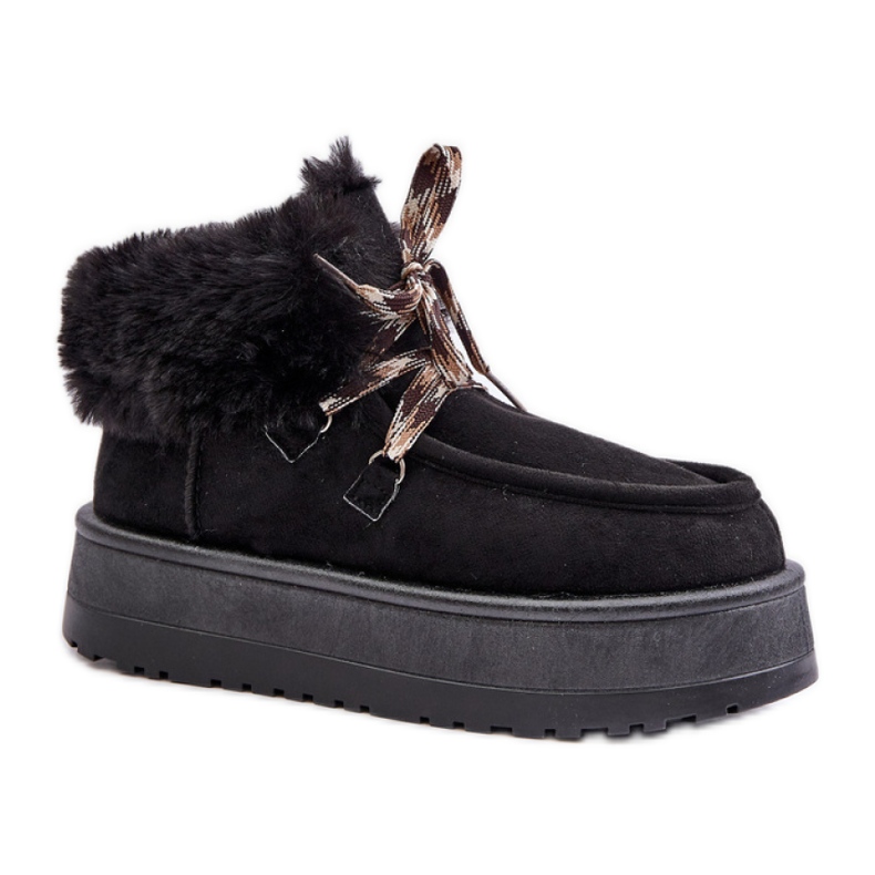 Čizme za snijeg Model C3016 Crne crno