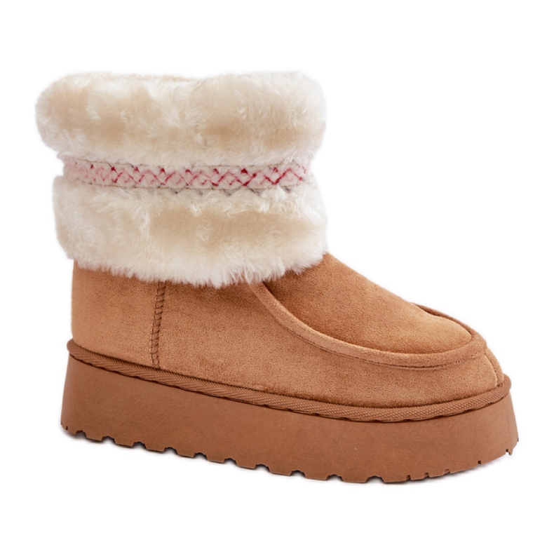 Model 20201-4B Camel čizme za snijeg smeđa