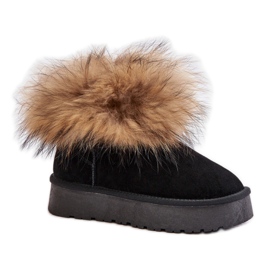 Čizme za snijeg Model W5893 Crne crna