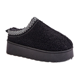 Čizme za snijeg Model 20211-4A crne crna