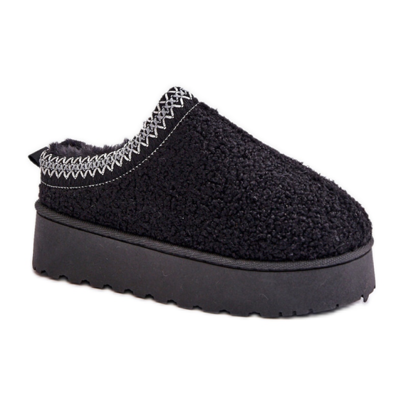 Čizme za snijeg Model 20211-4A crne crno