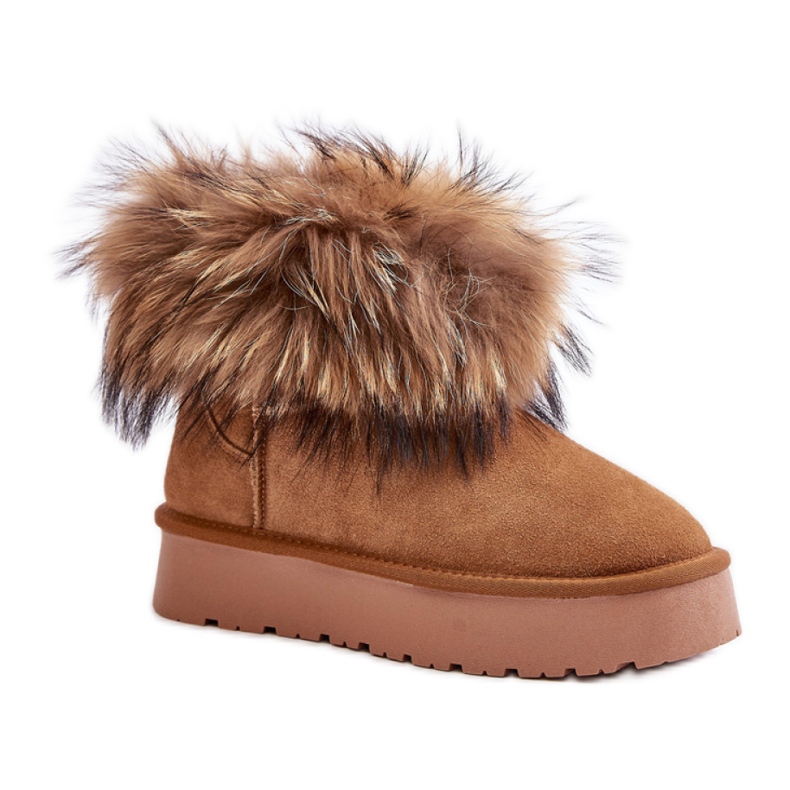 Čizme za snijeg Model W5893 Camel smeđa