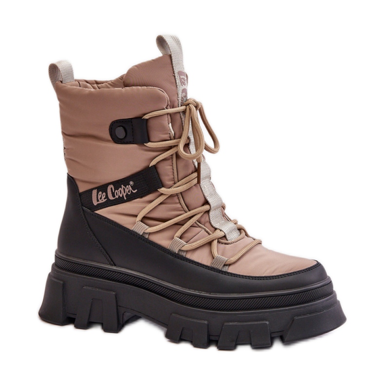 Lee Cooper LCJ-24-47-3143 Bež čizme za snijeg