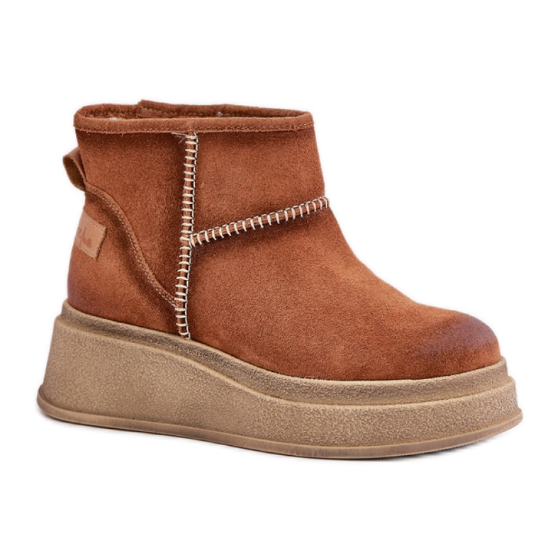 Maciejka 06769-29 Smeđe čizme za snijeg smeđa