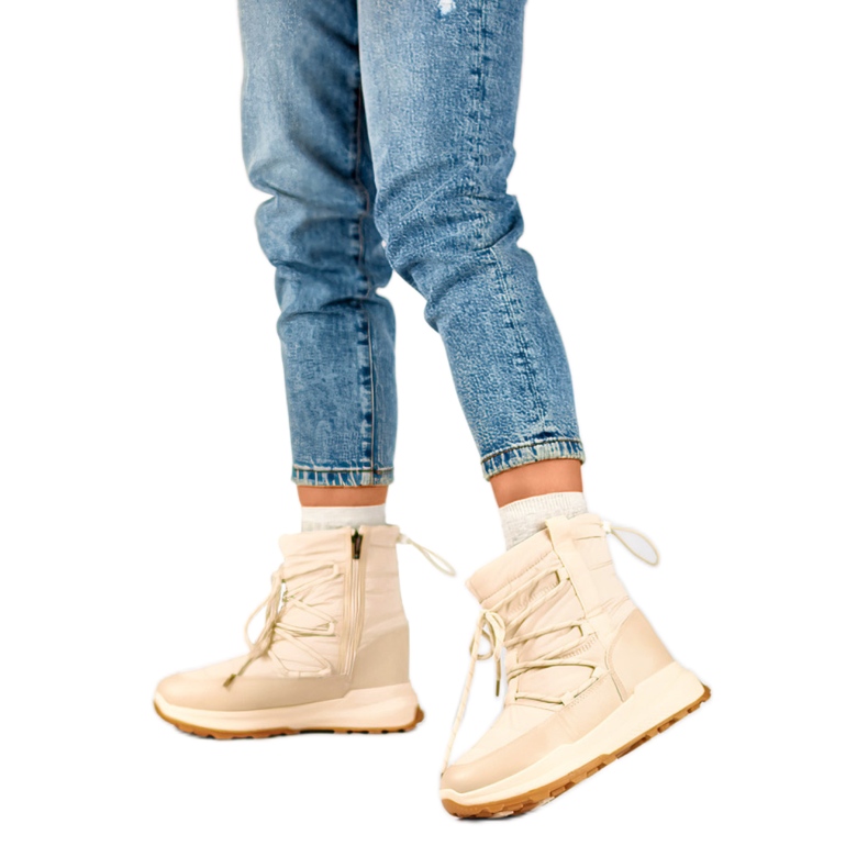 Čizme za snijeg Model 24-16321BE Bež