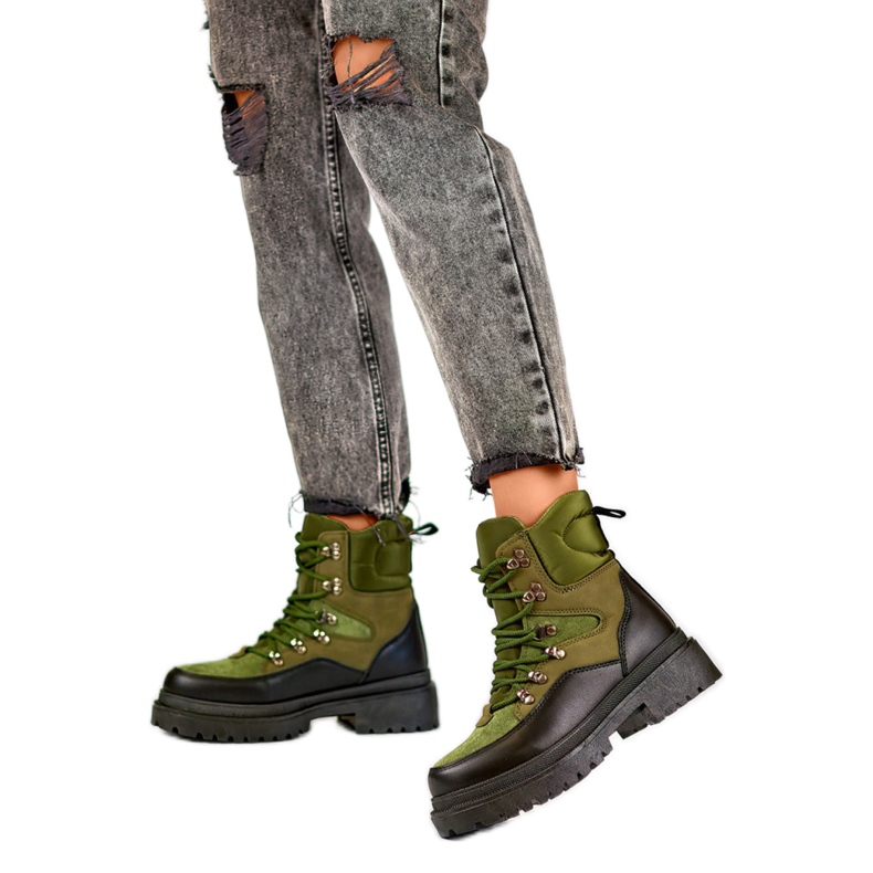 Traperi Model A-852GR crno/zeleni zelena