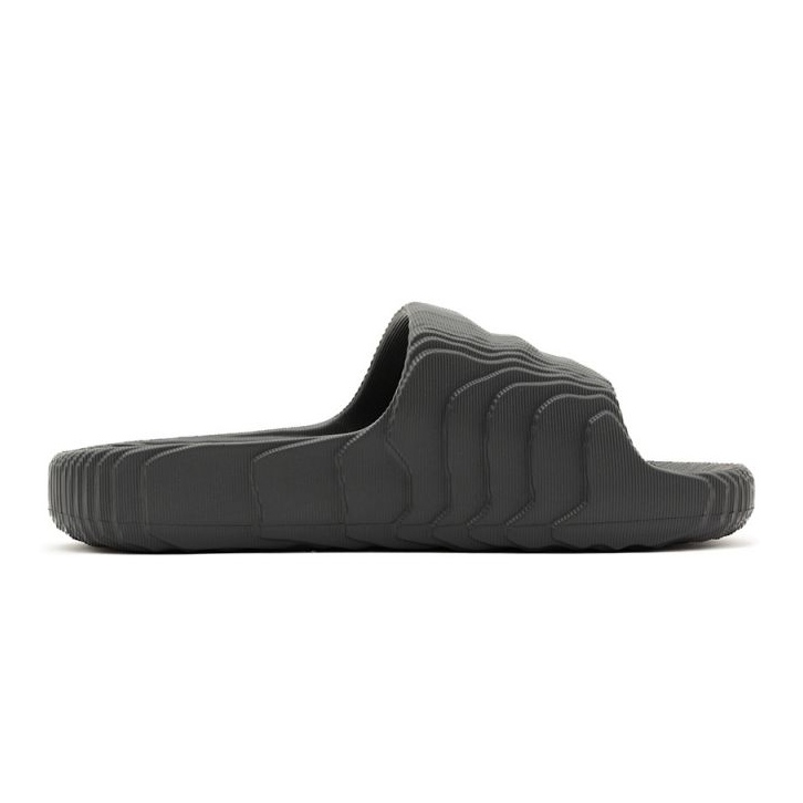Muške adidas Adilette 22 Grey Five lifestyle japanke, moderne za ljeto, crne (HP6522) siva