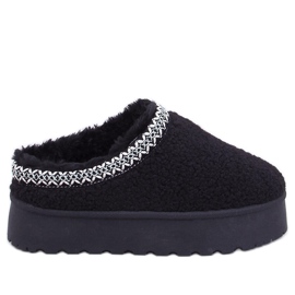 Ženske kratke čizme za snijeg s ovčijom kožom i vezom, crne crna