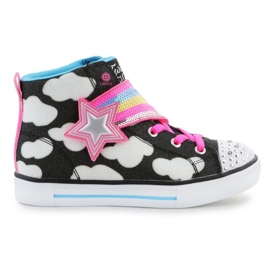 Skechers cipele Twinkle Toes: Twinkle Sparks - Shooting Star 314775L-BKMT crna