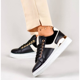 Ženske tenisice s platformom, crne JF3060B crna