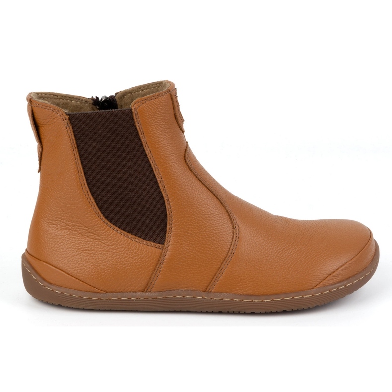 Olivier Ženske Chelsea čizme s patentnim zatvaračem izolirane 1263 crvene naranča