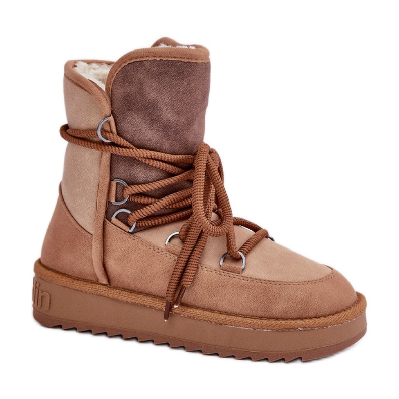 Čizme za snijeg s krznom D.Franklin DFSH370013 deva smeđa