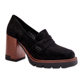 Vinceza 58105 ženske cipele na visoku petu, crne crna