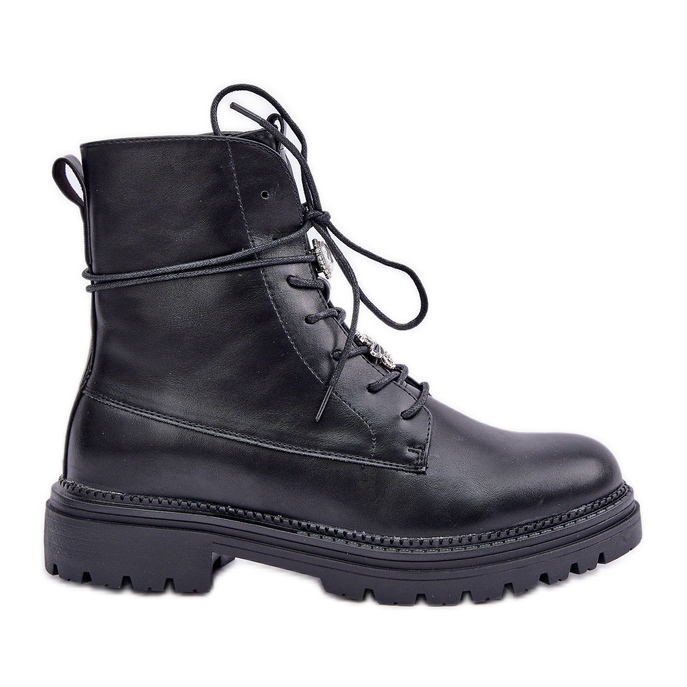 Izolirane gležnjače s iglama za vezanje, crne crno