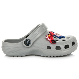 American Club Dječački papuče siva