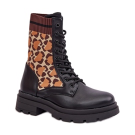 Ženske crne radne čizme crna