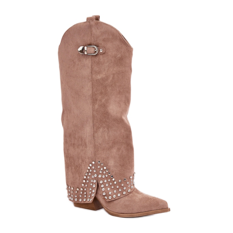 Step in style Čizme Model Iveliri LQ-135 Dark Beige - Zakoračite sa stilom bež