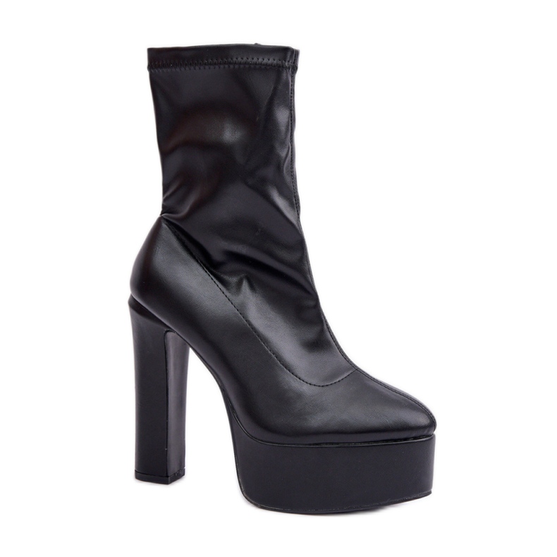 Step in style Čizme Model Tennira C-243 Black - Zakoračite sa stilom crno