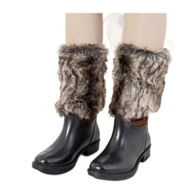 Crne čizme s krznom Corrales - Solea crno