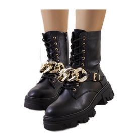 Crne gležnjače s lancem Laboy - Solea crno