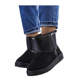 Crne ženske čizme za snijeg KK274614-906 - Solea crna