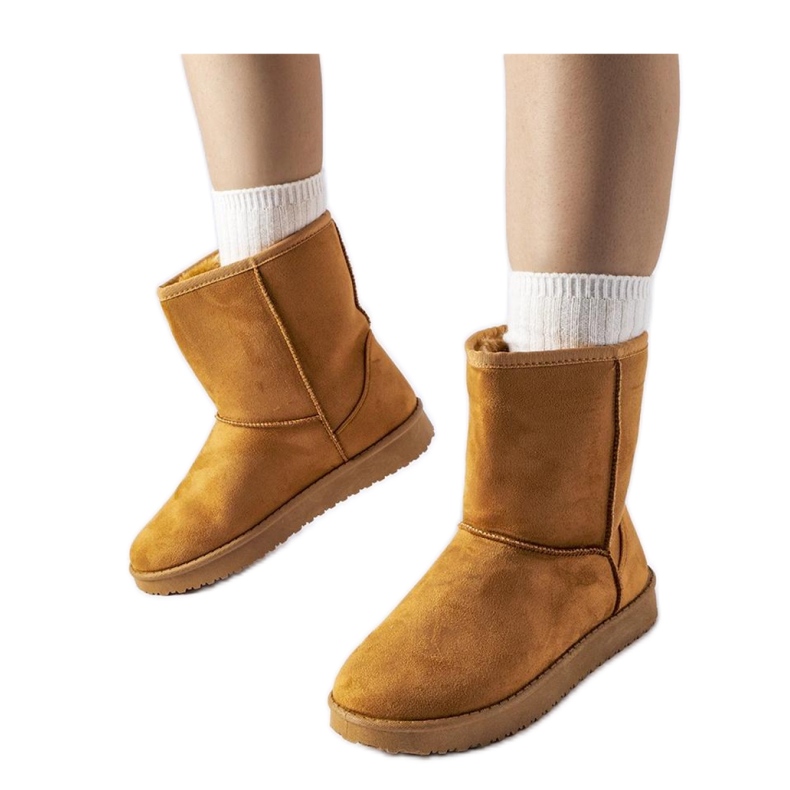 Klasične Libero - Solea čizme za snijeg s karamel izolacijom smeđa