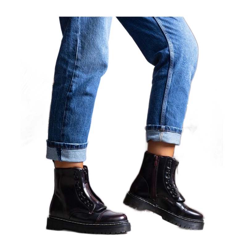 Bordo izolirane čizme za planinarenje crvena