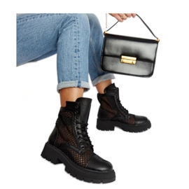 Crne prozirne čizme crna