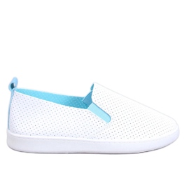BIJELO/PLAVE slip-on tenisice bijela