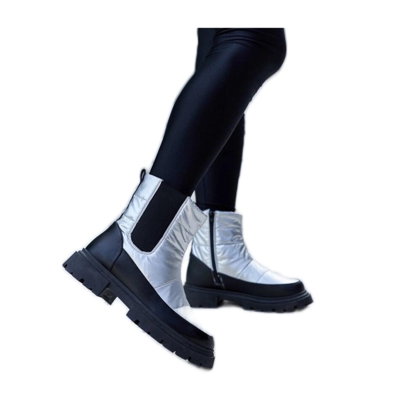 Galvani - Solea metalik izolirane čizme za snijeg siva