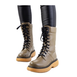 Zelene bovver čizme Redel - Solea zelena