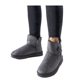 Sive kratke izolirane čizme za snijeg od Snyder - Solea siva