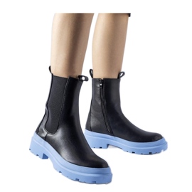 Crne cipele s plavim potplatom Georgette - Solea crna