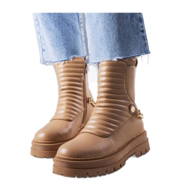 Bež izolirane gležnjače s lancem Pareda - Solea