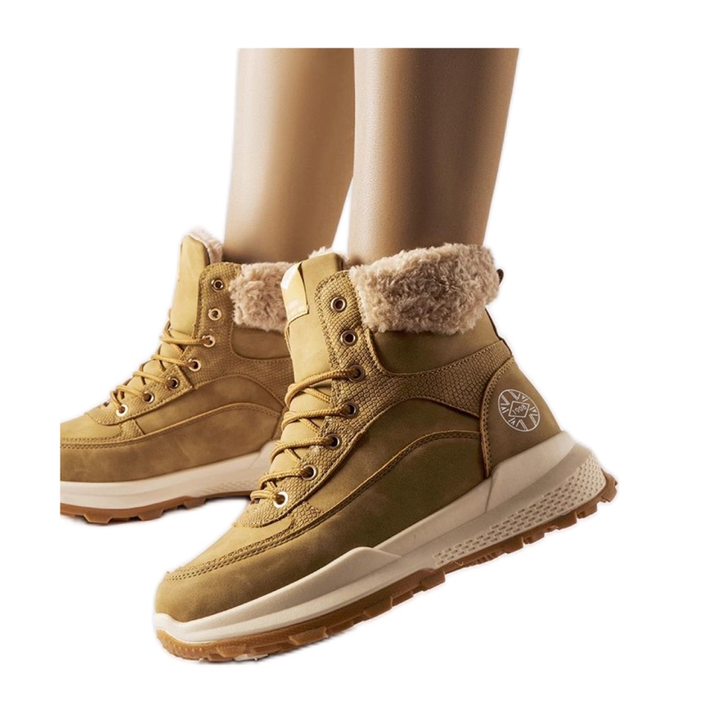 Smeđe čizme Lee Cooper LCJ-22-44-1361L bež