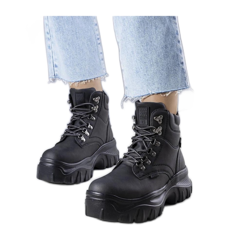 Big Star crne čizme KK274368 crno