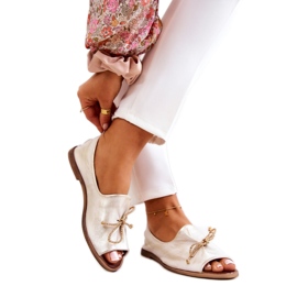 Balerinke Model Nicole 2660/004 Bijelo/Zlatno zlatni