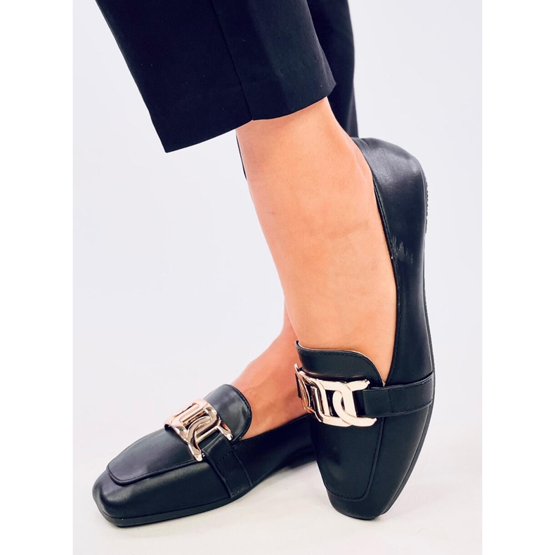 Lidia Crne ženske mokasinke crno