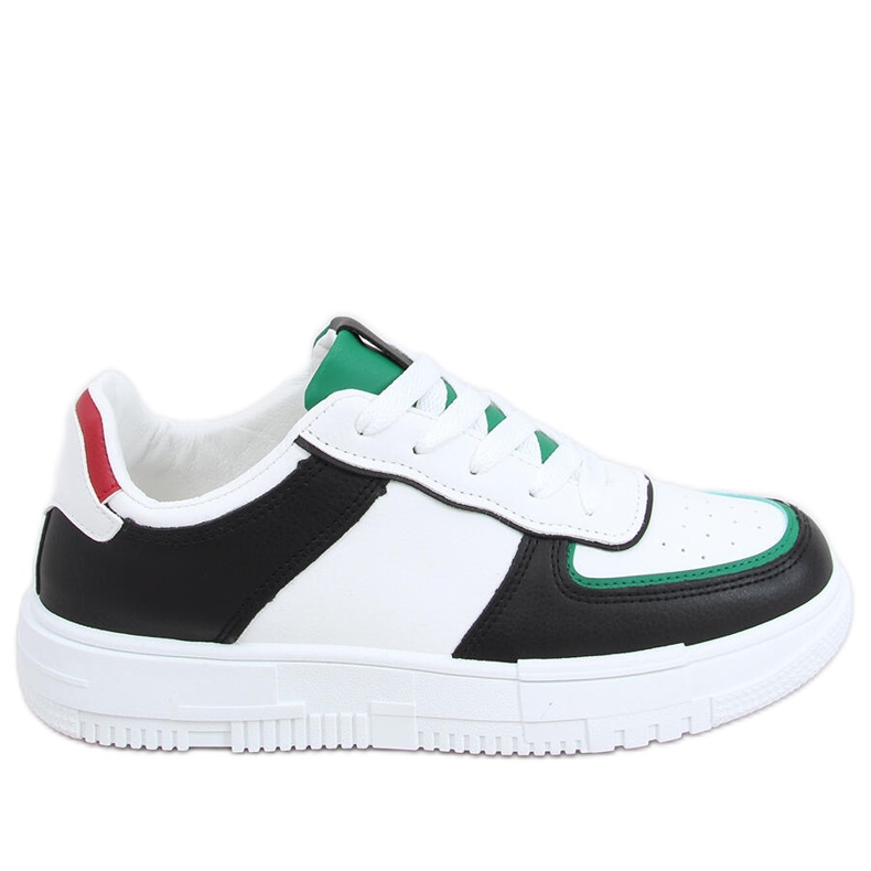 Ženske crno -bijele ženske sportske cipele bijela