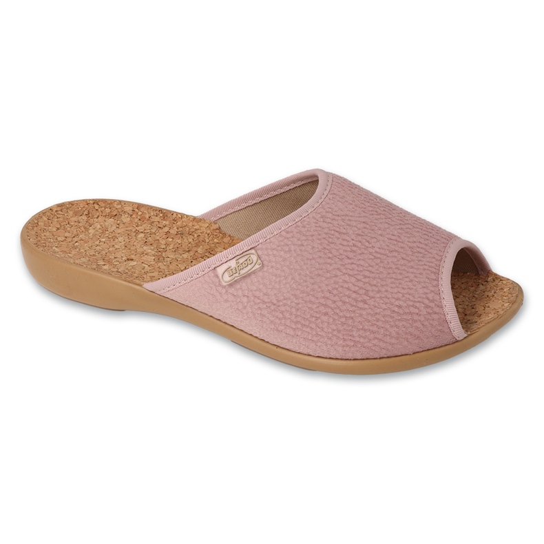 Ženske papuče Befado s plutenim uloškom 254D164 roza ružičasta