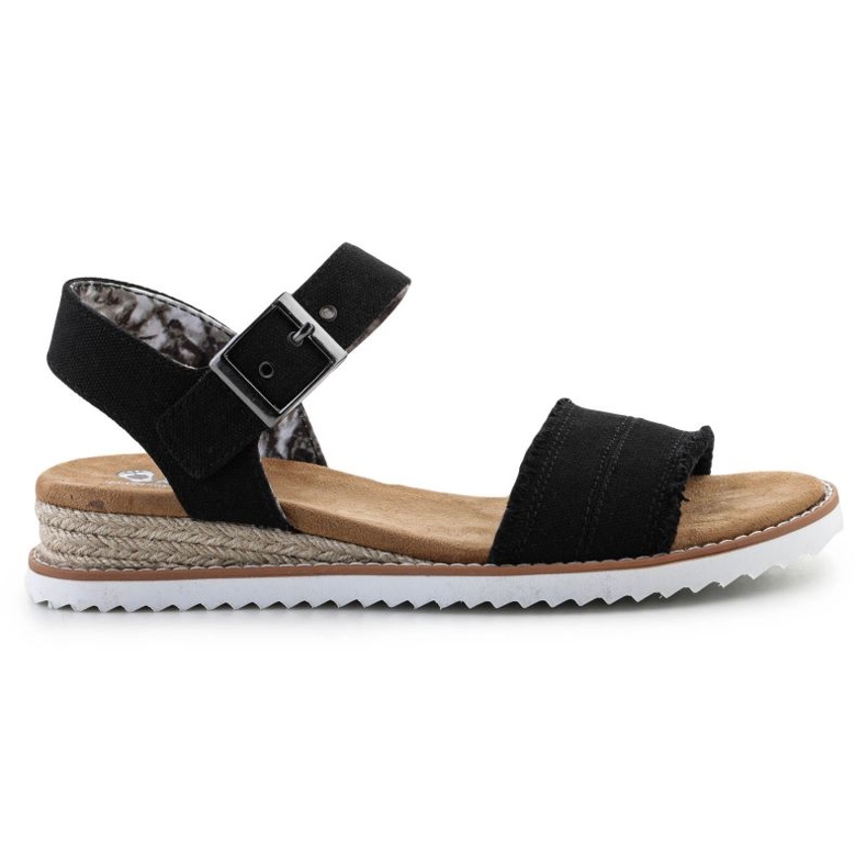 Cipele Sandale Skechers Espadrile Bobice Adobe Princess 113541-BLK crno