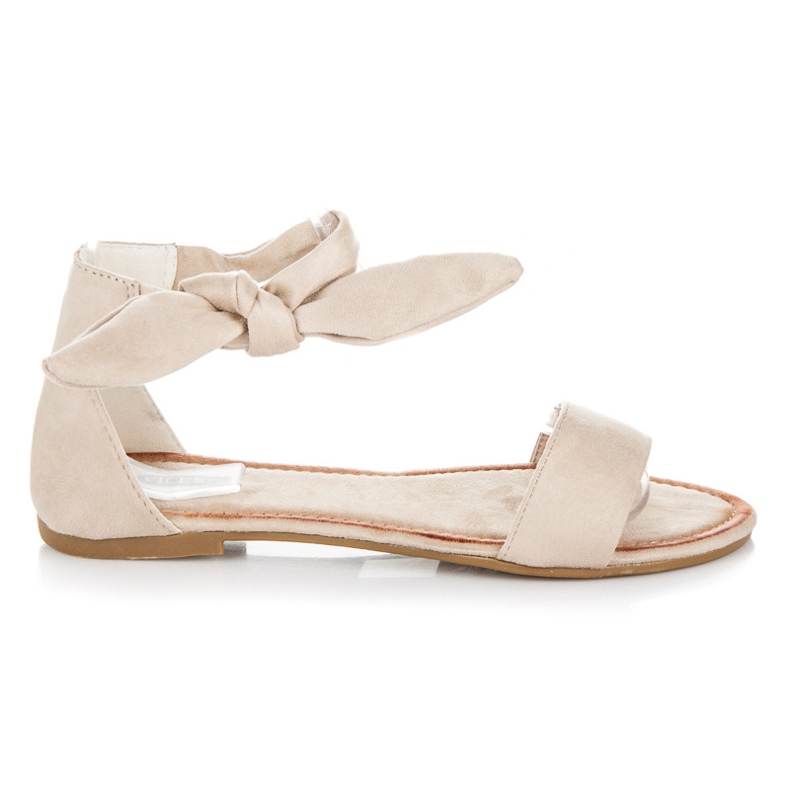 Vices Sandale od antilopa na vezanje smeđa